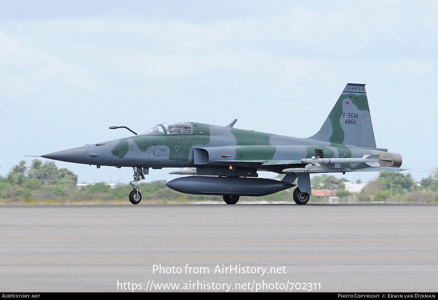 Aircraft Photo of 4862 | Northrop F-5EM Tiger II | Brazil - Air Force | AirHistory.net #702311