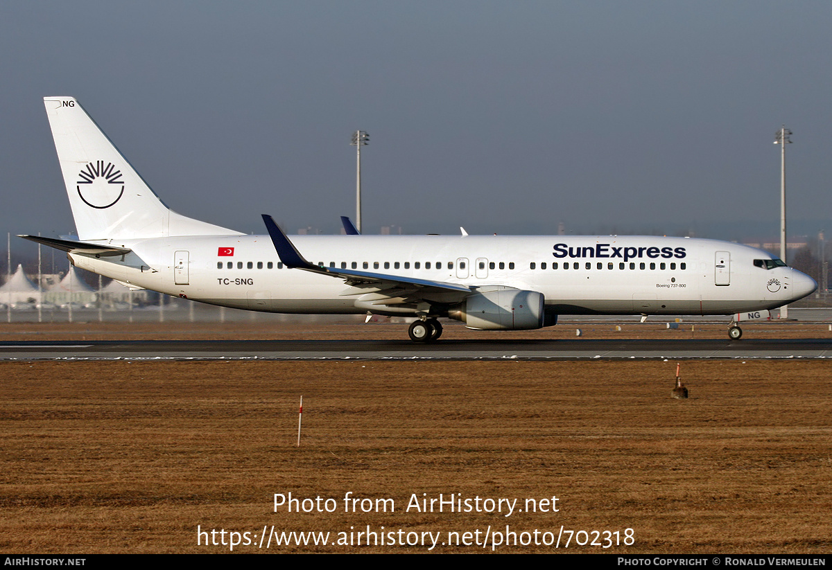 Aircraft Photo of TC-SNG | Boeing 737-8HC | SunExpress | AirHistory.net #702318