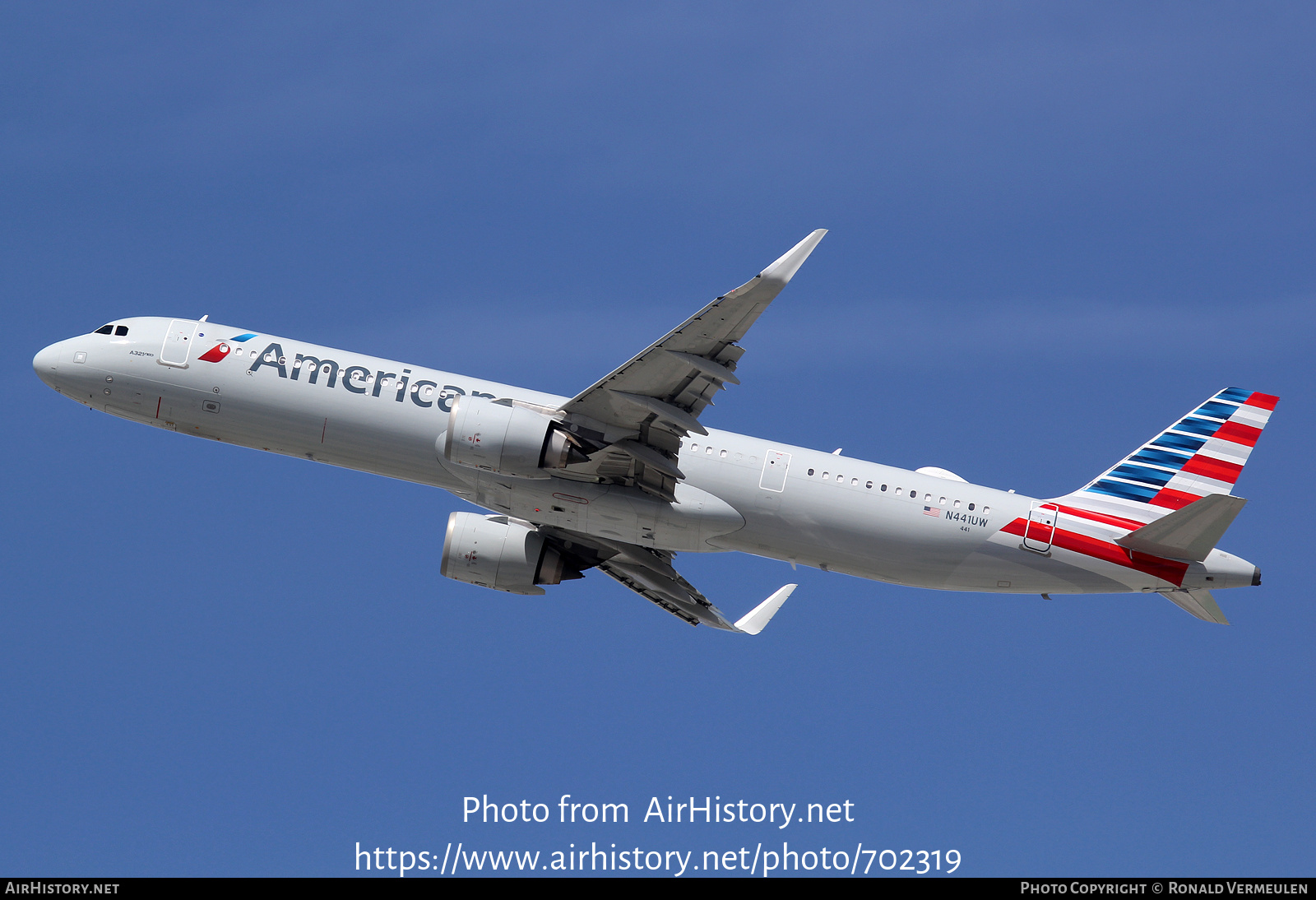 Aircraft Photo of N441UW | Airbus A321-253NX | American Airlines | AirHistory.net #702319