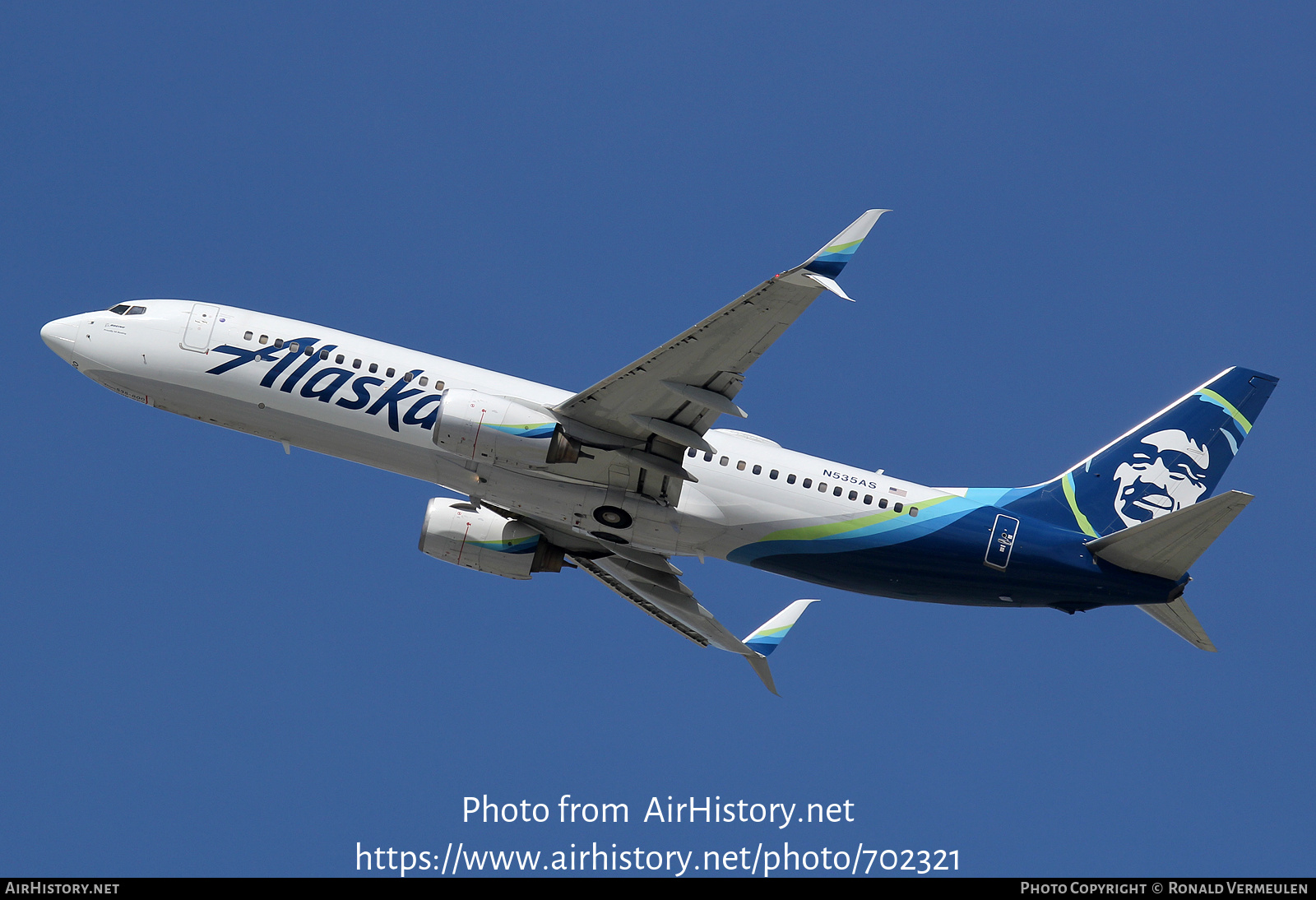 Aircraft Photo of N535AS | Boeing 737-890 | Alaska Airlines | AirHistory.net #702321