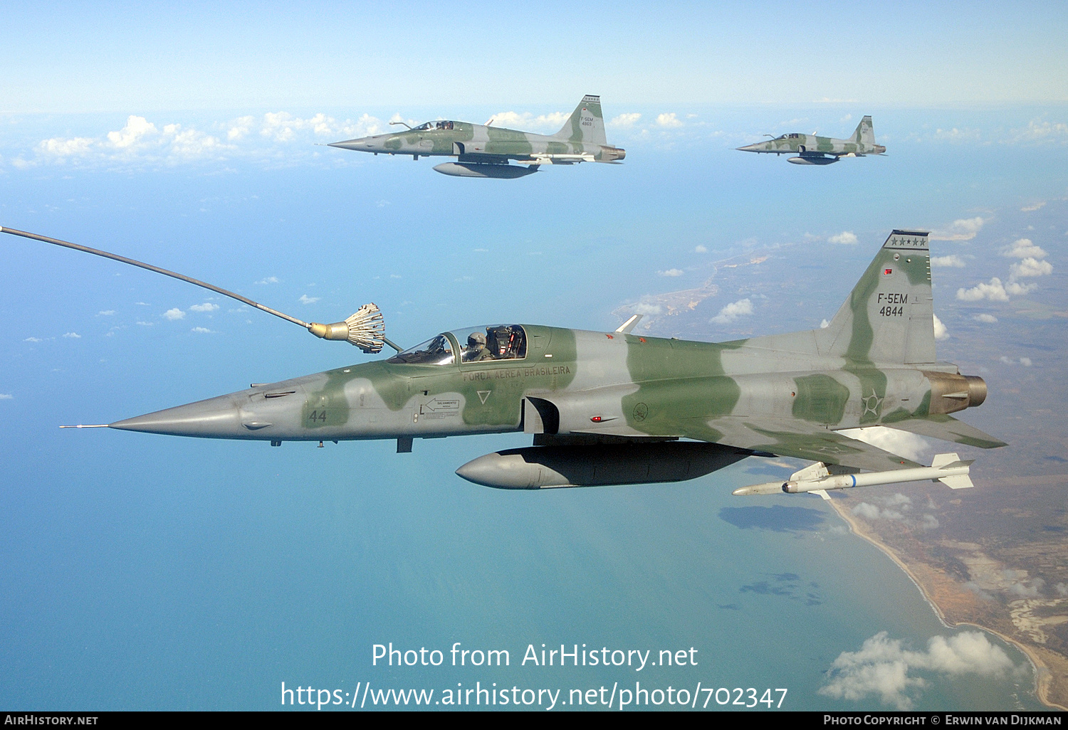 Aircraft Photo of 4844 | Northrop F-5EM Tiger II | Brazil - Air Force | AirHistory.net #702347