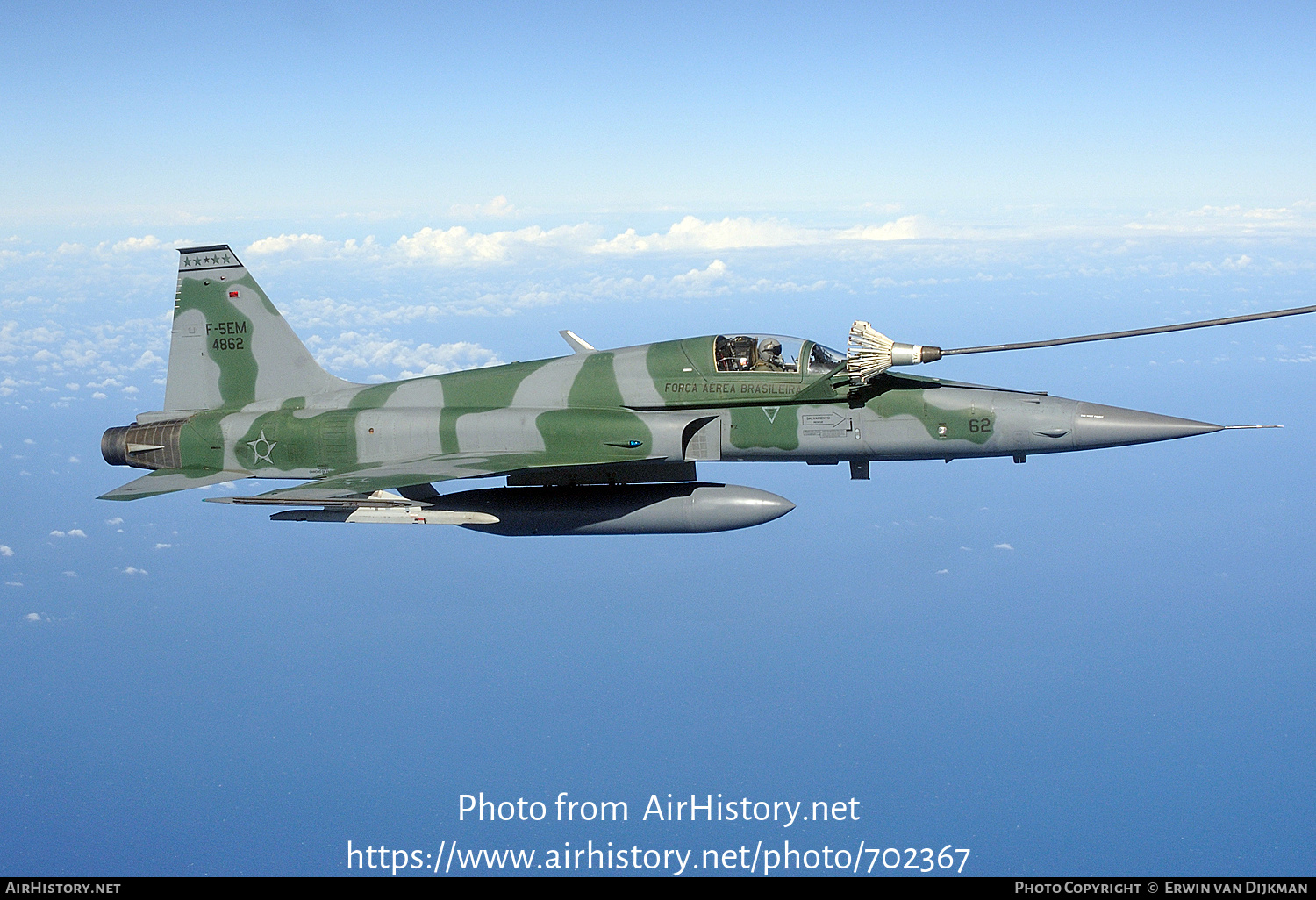 Aircraft Photo of 4862 | Northrop F-5EM Tiger II | Brazil - Air Force | AirHistory.net #702367