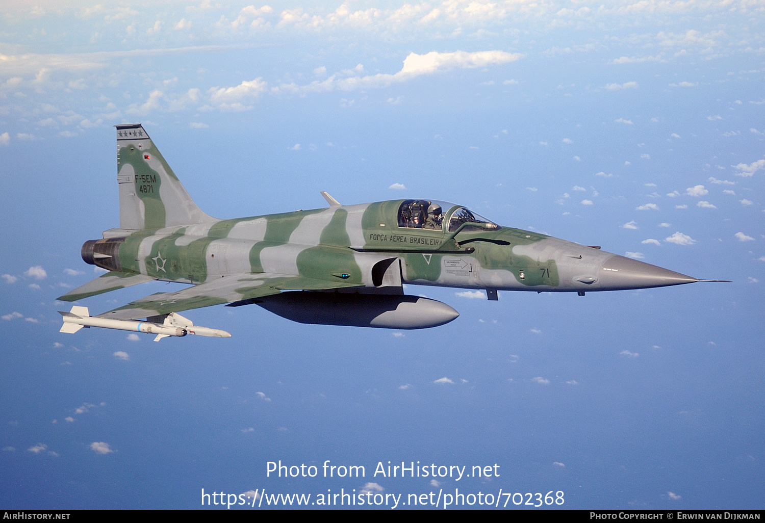 Aircraft Photo of 4871 | Northrop F-5EM Tiger II | Brazil - Air Force | AirHistory.net #702368