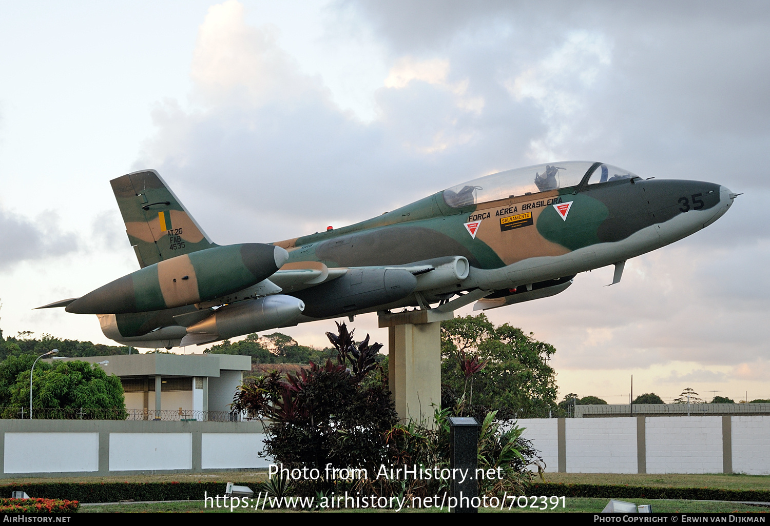 Aircraft Photo of 4535 | Embraer AT-26 Xavante | Brazil - Air Force | AirHistory.net #702391