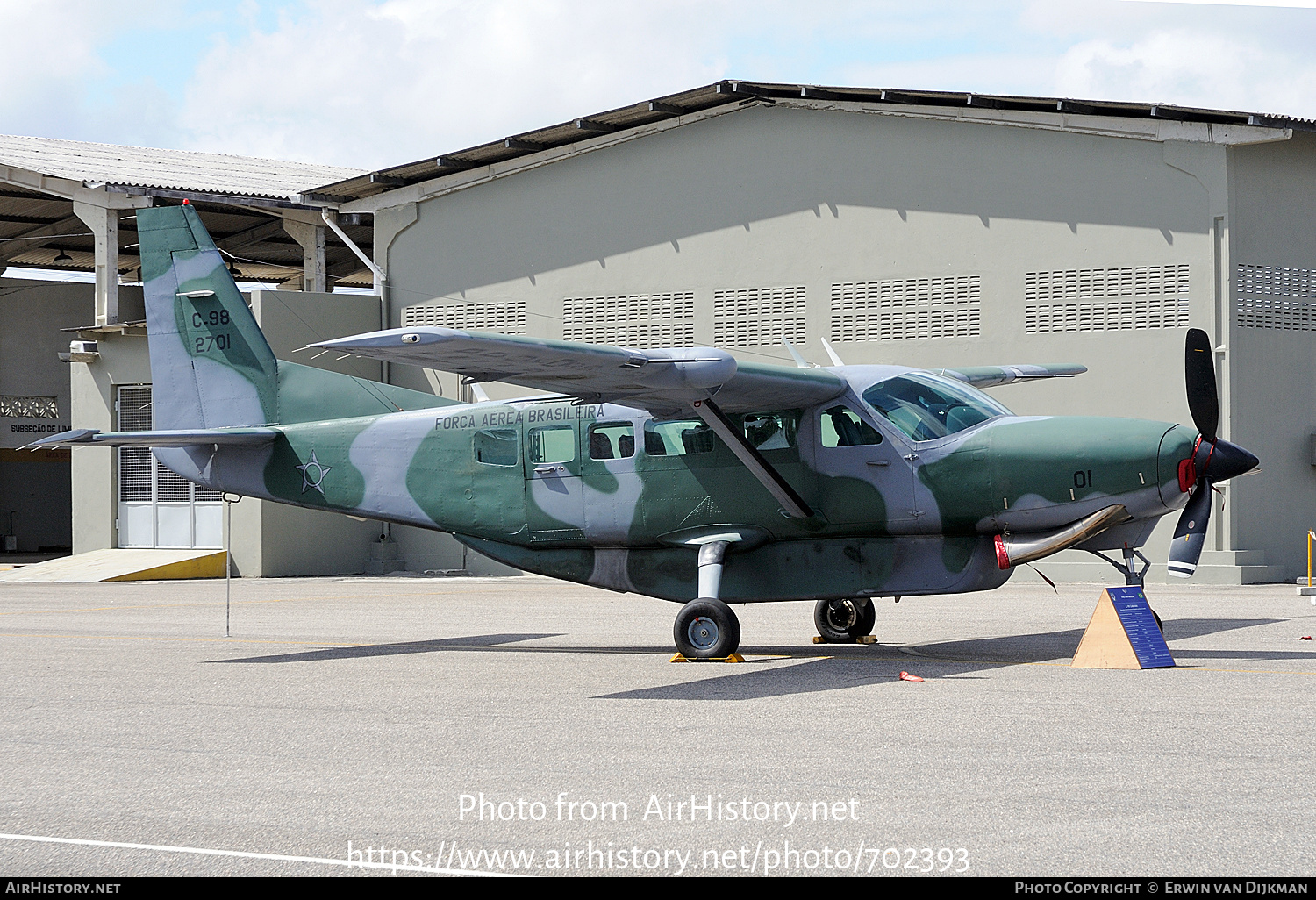 Aircraft Photo of 2701 | Cessna C-98 Caravan I (208) | Brazil - Air Force | AirHistory.net #702393