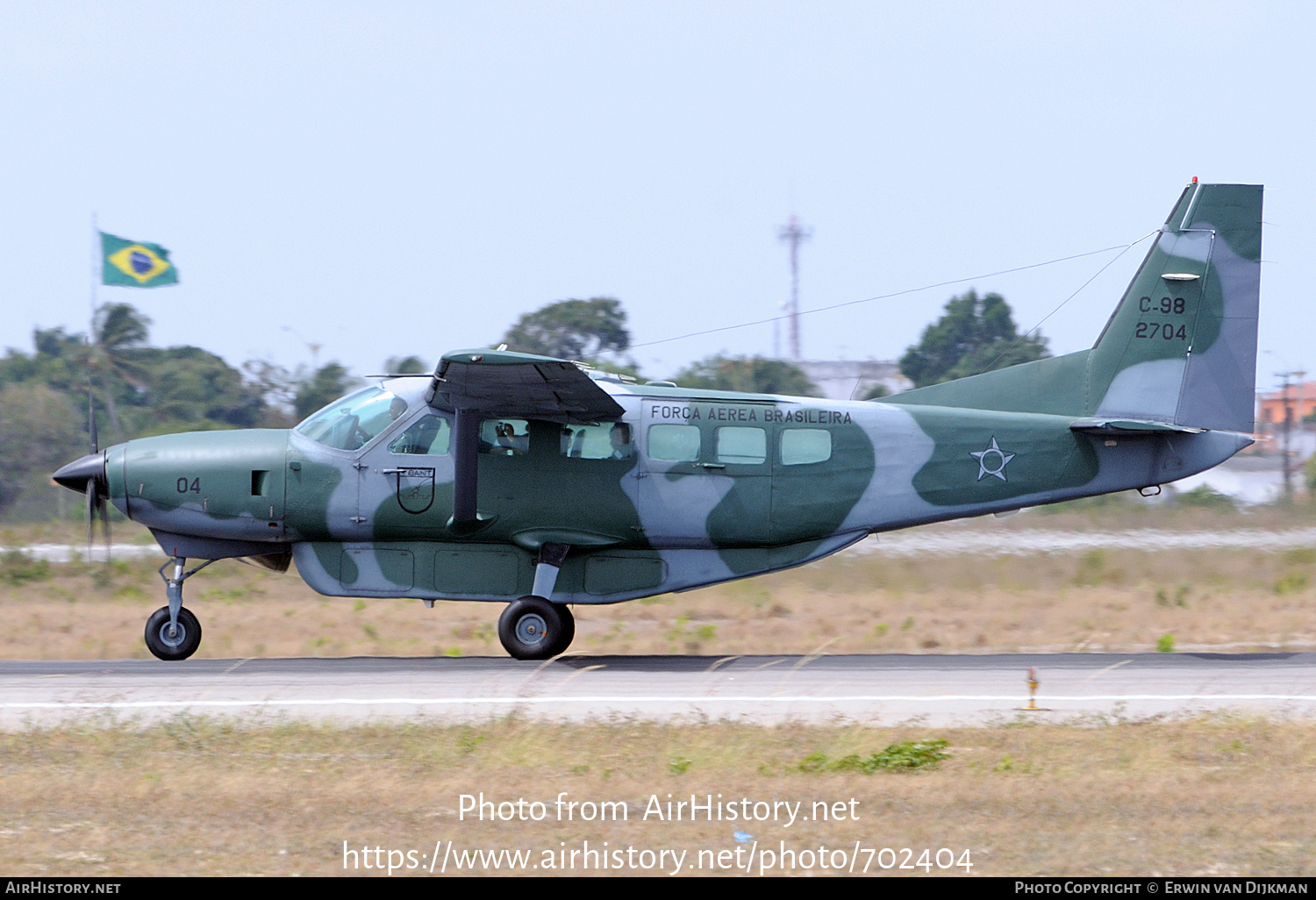 Aircraft Photo of 2704 | Cessna C-98 Caravan I (208) | Brazil - Air Force | AirHistory.net #702404