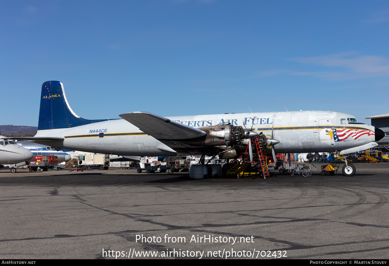 Aircraft Photo of N444CE | Douglas DC-6B | Everts Air Fuel | AirHistory.net #702432