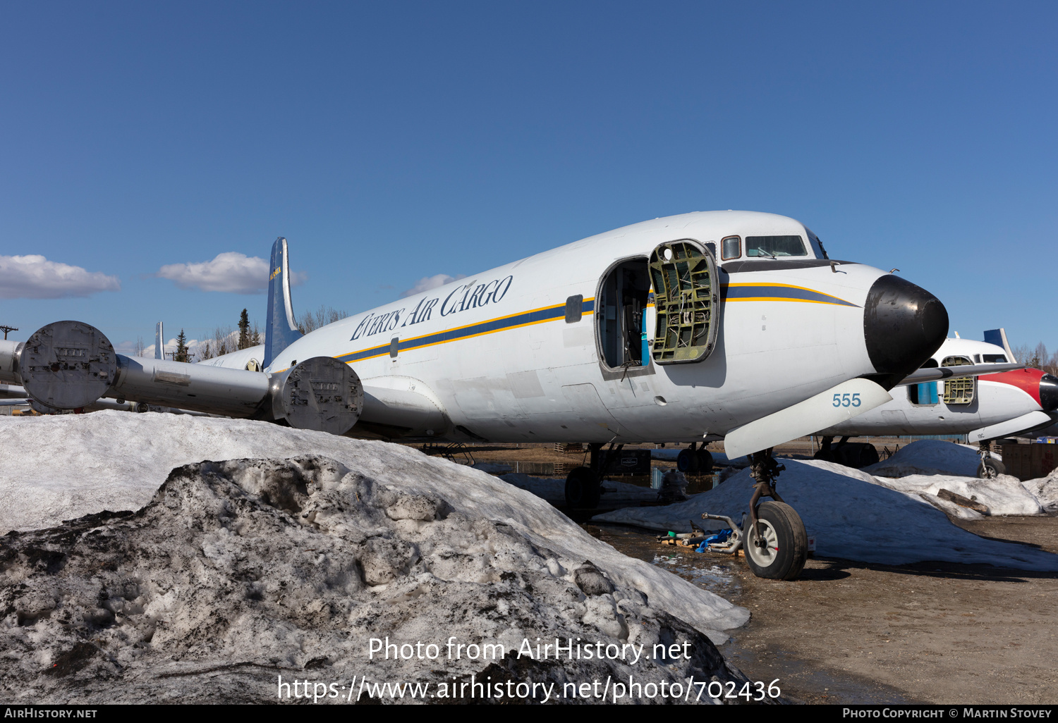 Aircraft Photo of N555SQ | Douglas DC-6B | Everts Air Cargo | AirHistory.net #702436