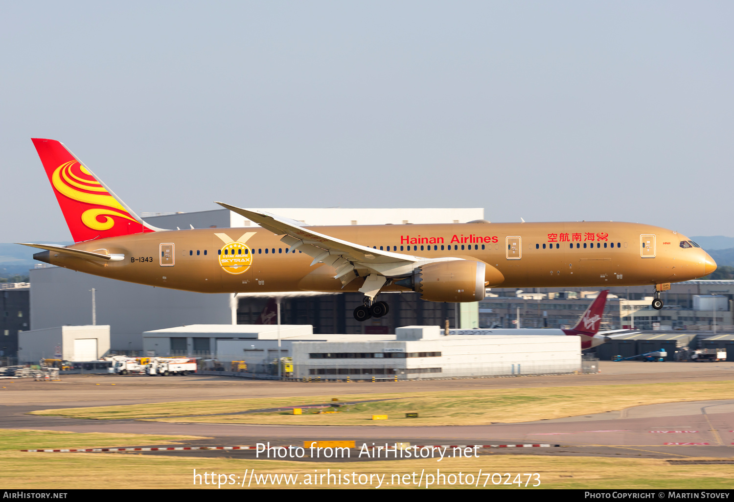 Aircraft Photo of B-1343 | Boeing 787-9 Dreamliner | Hainan Airlines | AirHistory.net #702473