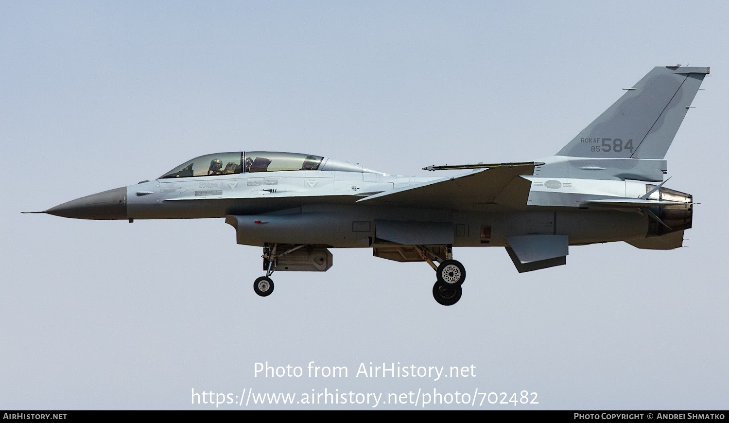 Aircraft Photo of 85-584 | General Dynamics F-16D Fighting Falcon | South Korea - Air Force | AirHistory.net #702482