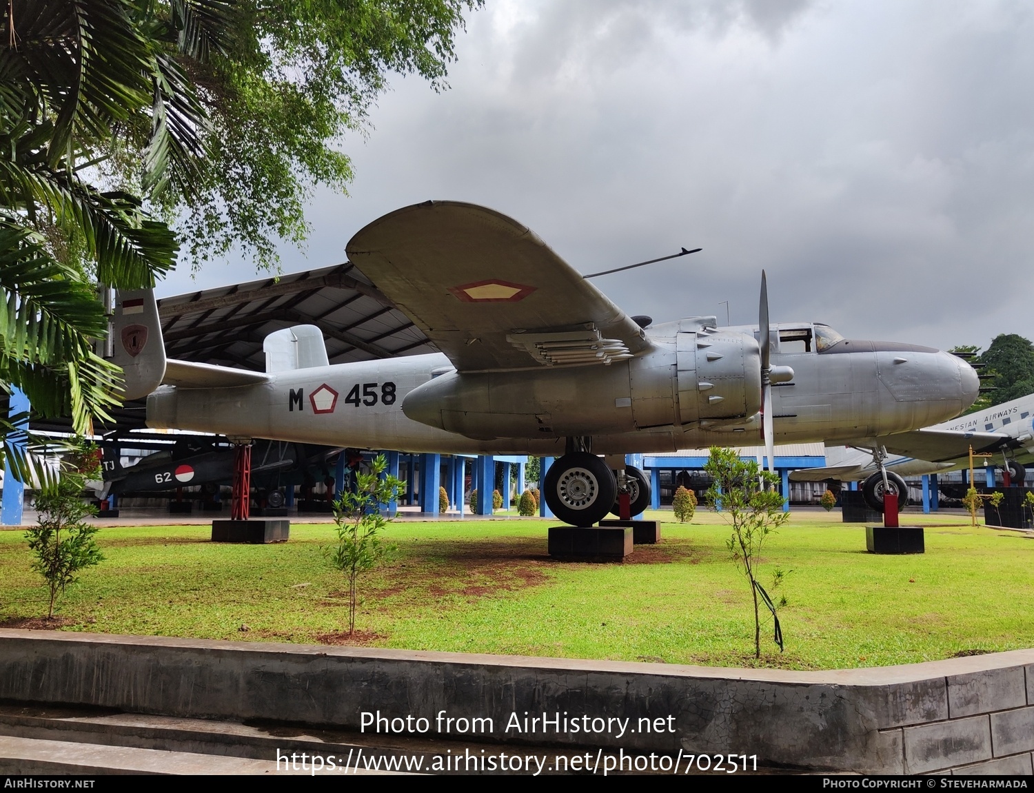 Aircraft Photo of M-458 | North American B-25J Mitchell | Indonesia - Air Force | AirHistory.net #702511