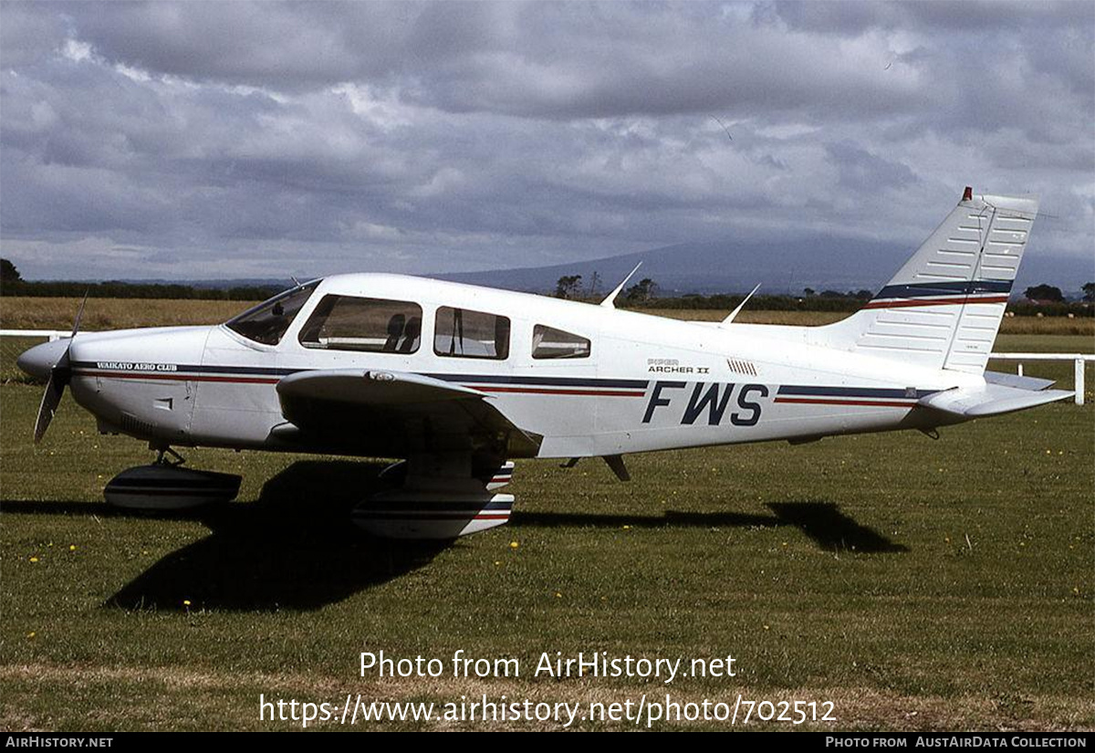 Aircraft Photo of ZK-FWS / FWS | Piper PA-28-181 Archer II | AirHistory.net #702512