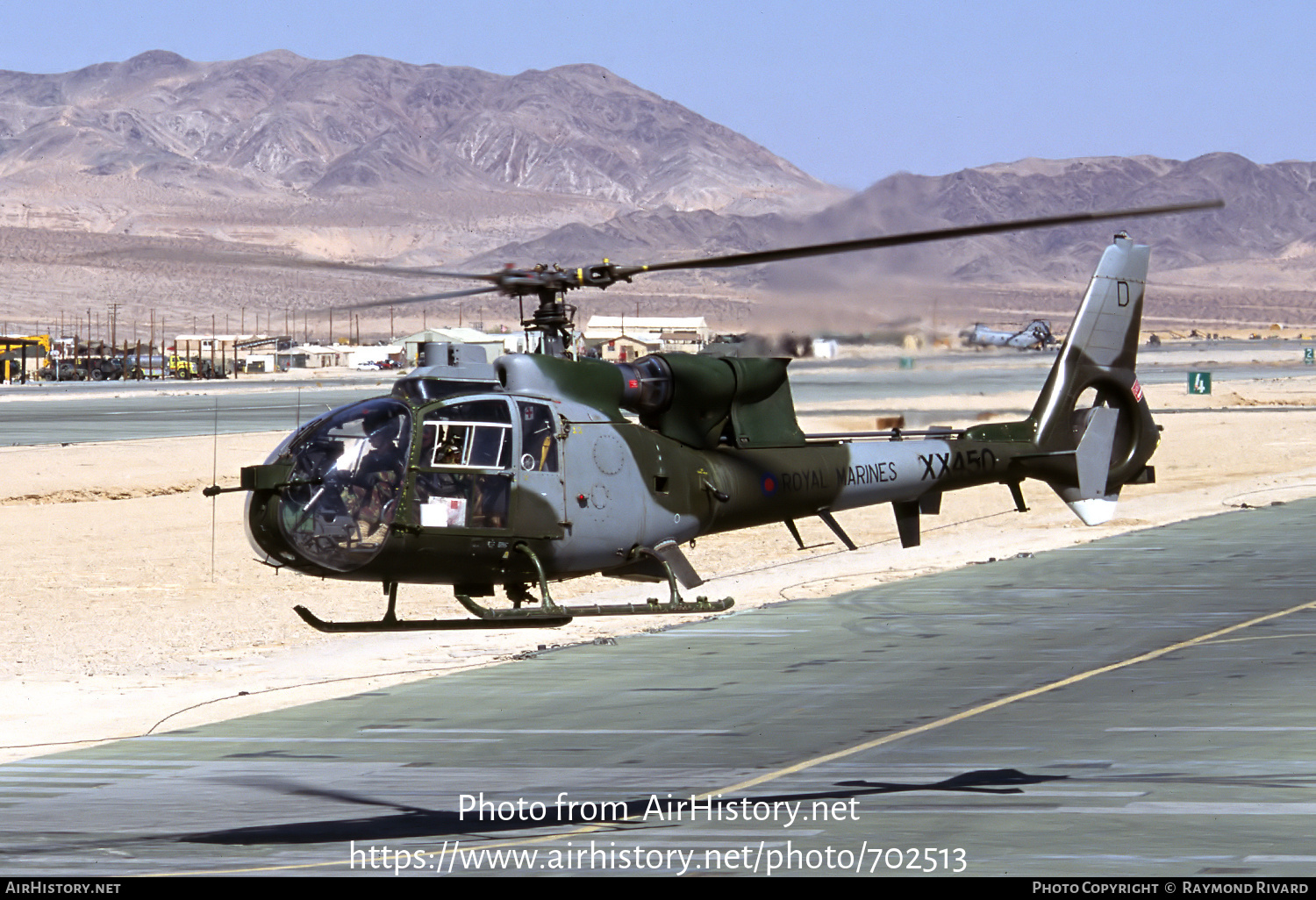 Aircraft Photo of XX450 | Aerospatiale SA-341B Gazelle AH1 | UK - Marines | AirHistory.net #702513