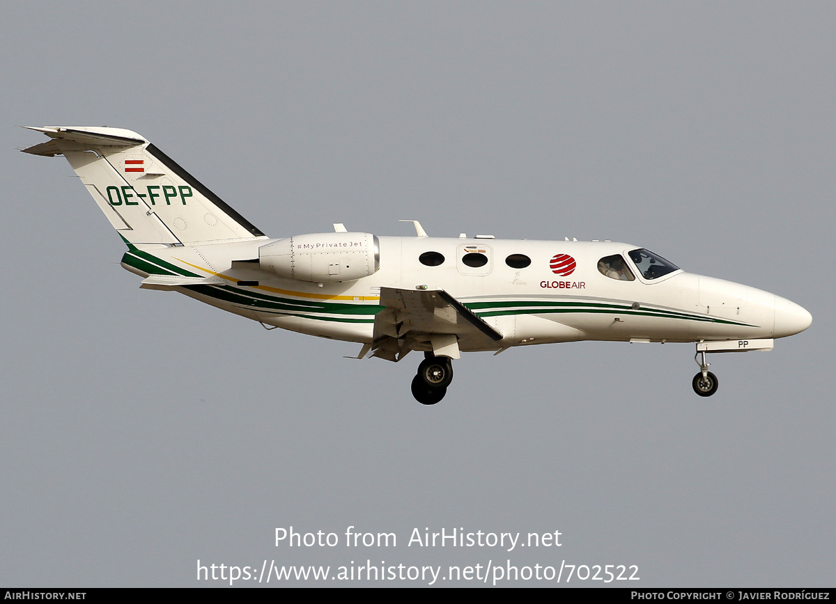 Aircraft Photo of OE-FPP | Cessna 510 Citation Mustang | GlobeAir | AirHistory.net #702522