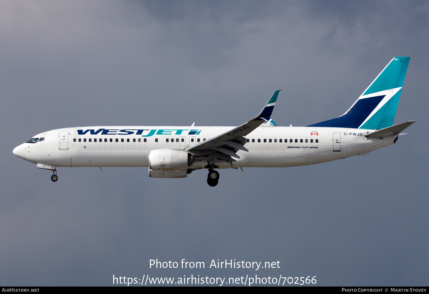 Aircraft Photo of C-FWJS | Boeing 737-8CT | WestJet | AirHistory.net #702566