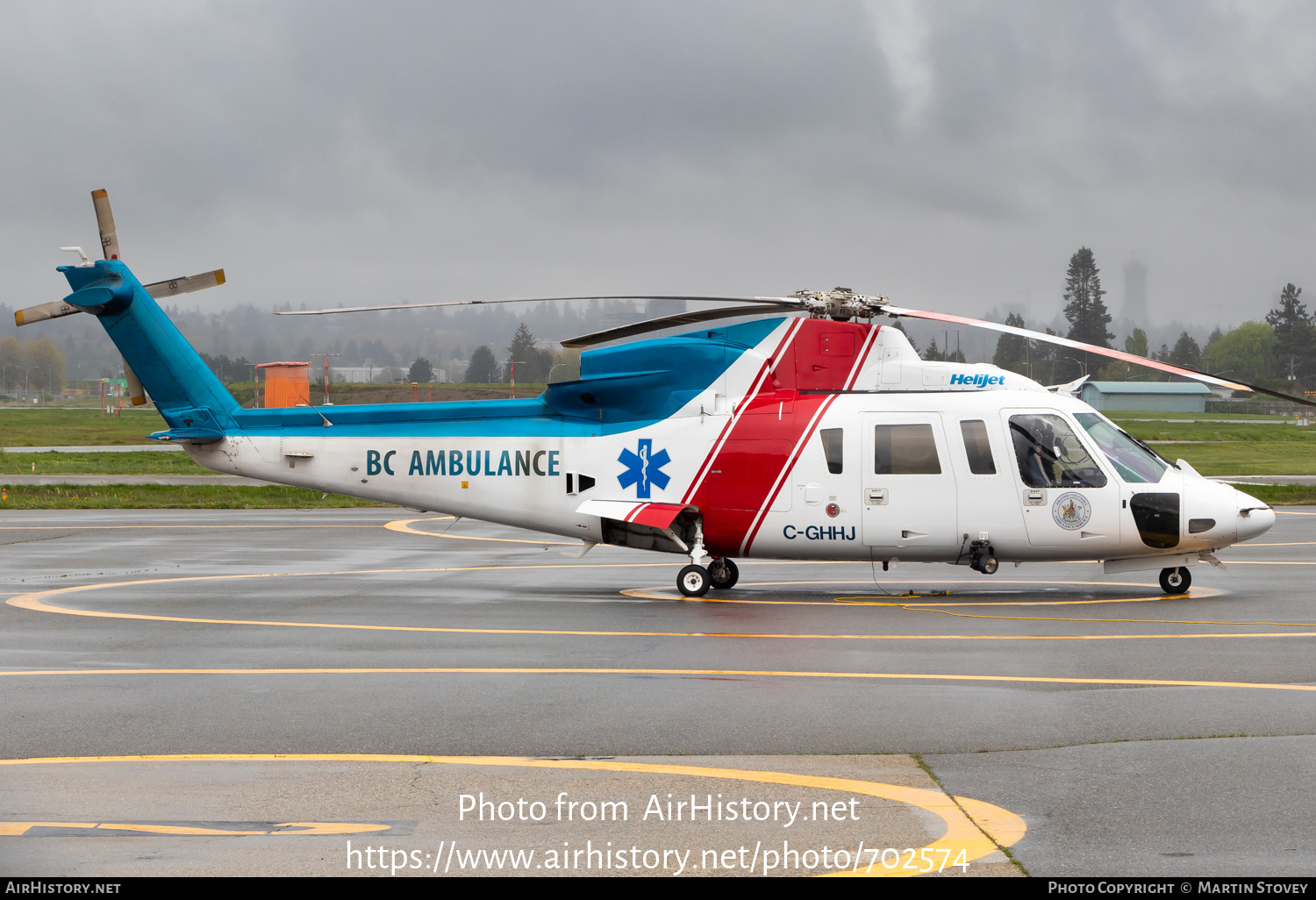 Aircraft Photo of C-GHHJ | Sikorsky S-76C | BC Ambulance Service | AirHistory.net #702574