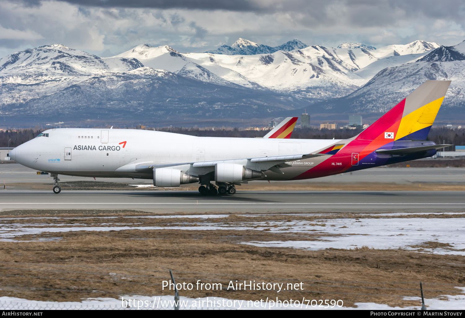 Aircraft Photo of HL7415 | Boeing 747-48EM(BDSF) | Asiana Airlines Cargo | AirHistory.net #702590