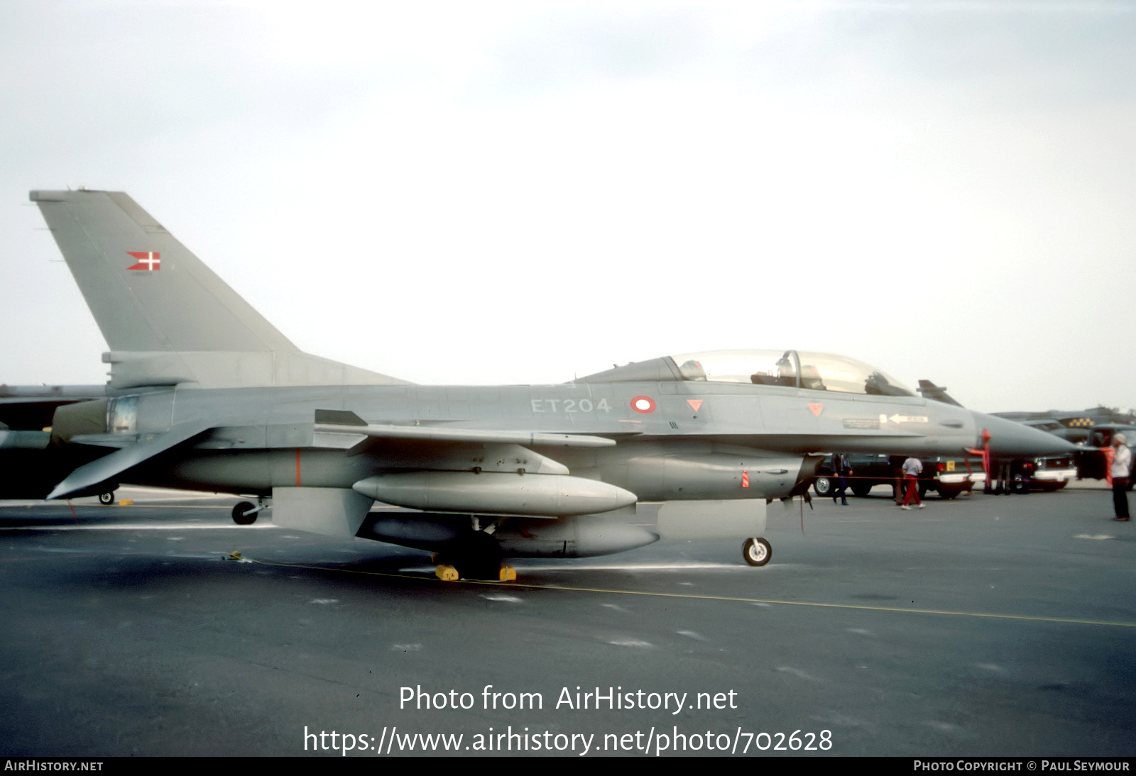 Aircraft Photo of ET-204 | General Dynamics F-16B Fighting Falcon | Denmark - Air Force | AirHistory.net #702628