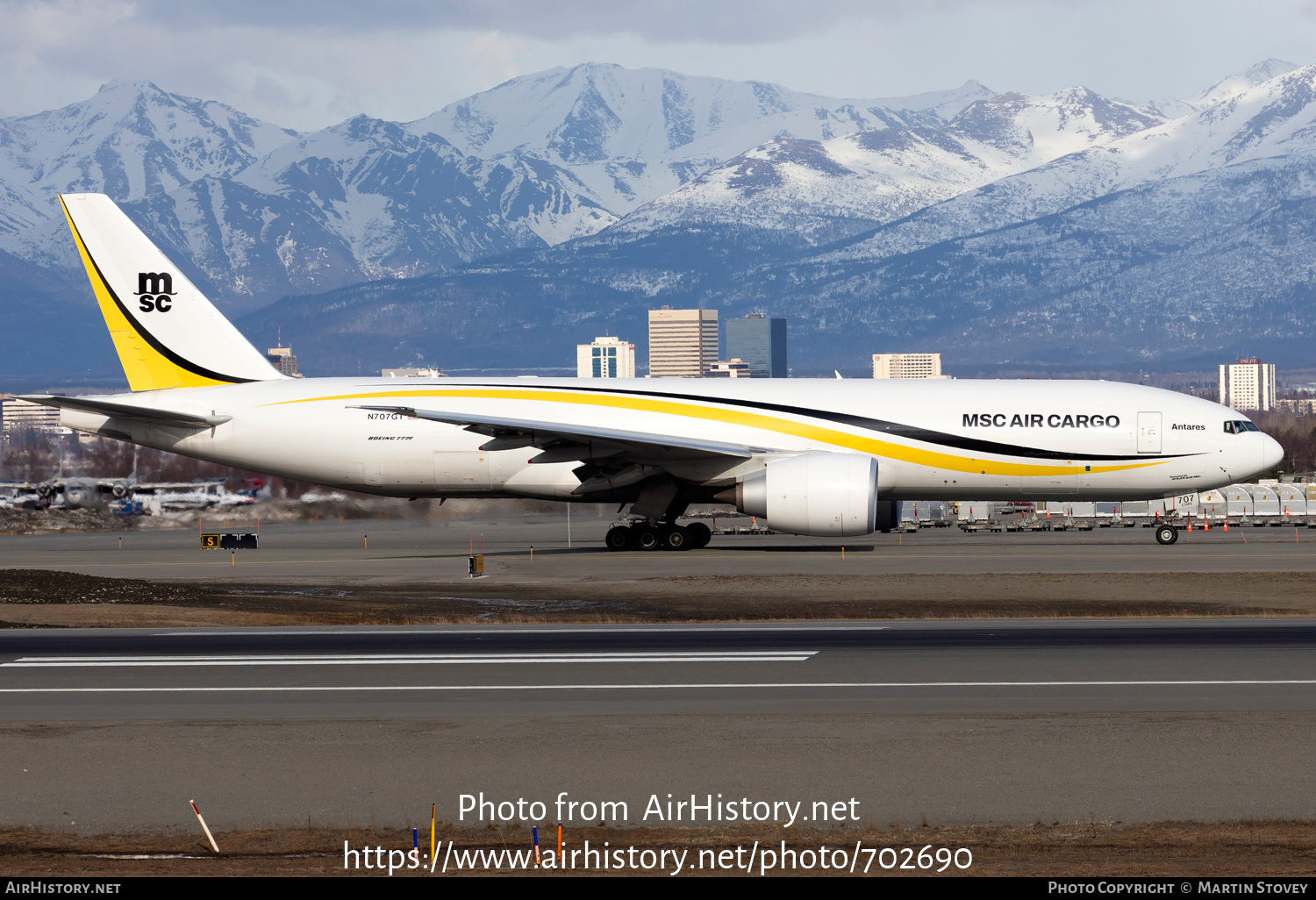 Aircraft Photo of N707GT | Boeing 777-F | MSC Air Cargo - Mediterranean Shipping Company | AirHistory.net #702690