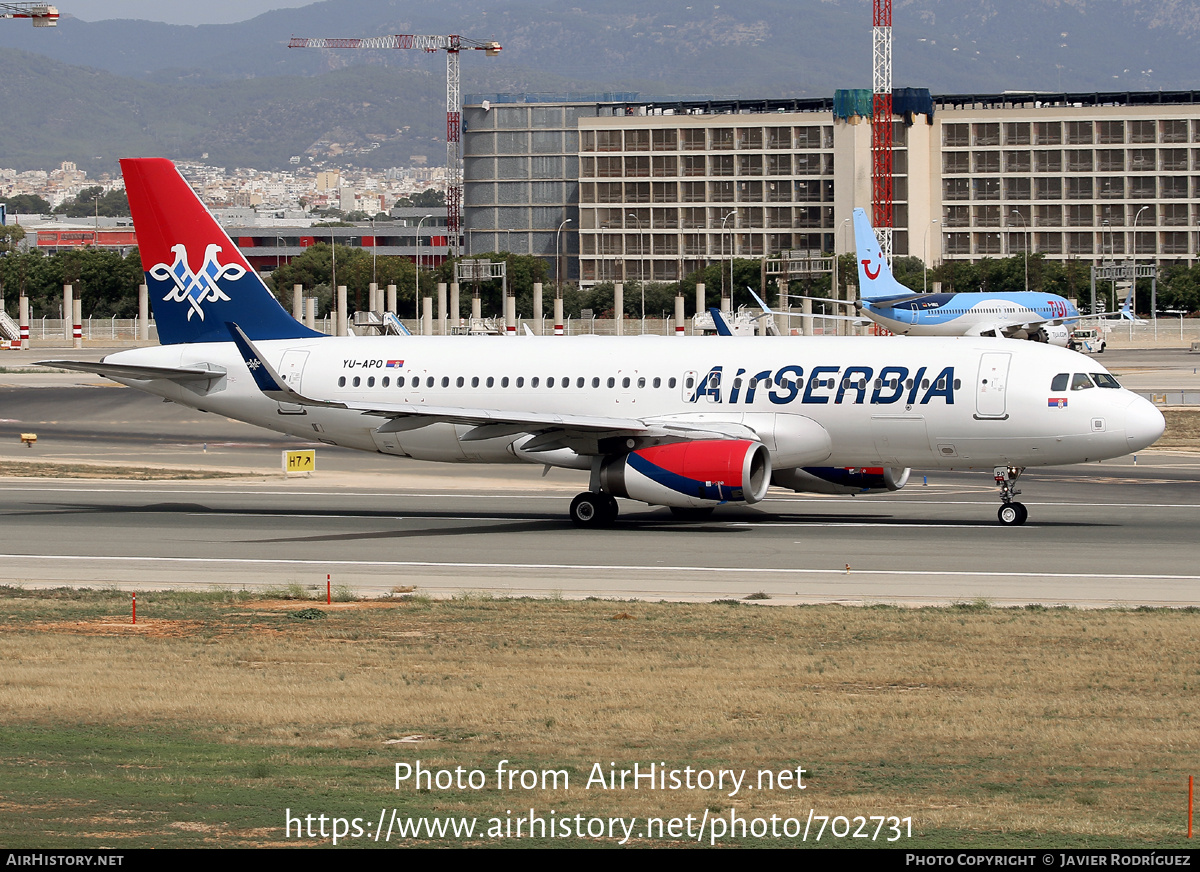 Aircraft Photo of YU-APO | Airbus A320-232 | Air Serbia | AirHistory.net #702731