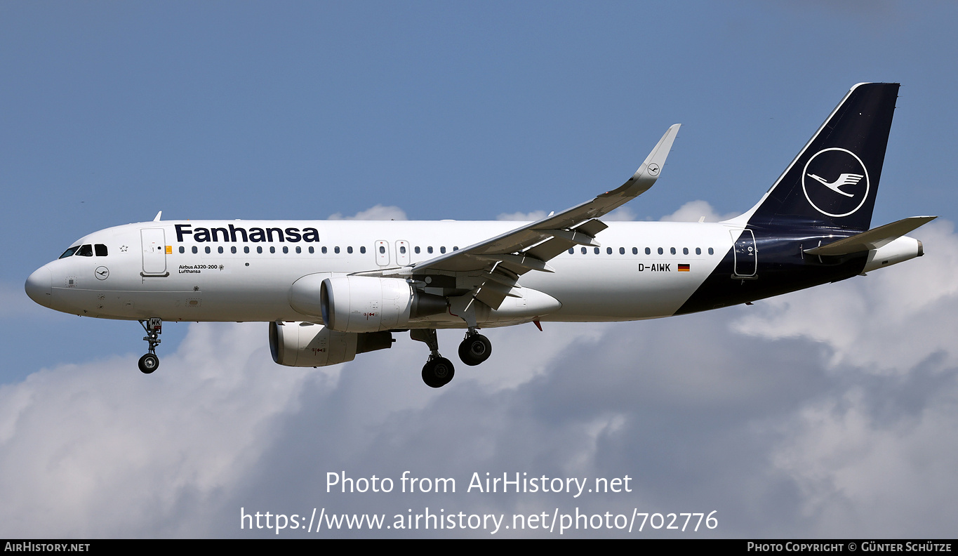 Aircraft Photo of D-AIWK | Airbus A320-214 | Lufthansa | AirHistory.net #702776