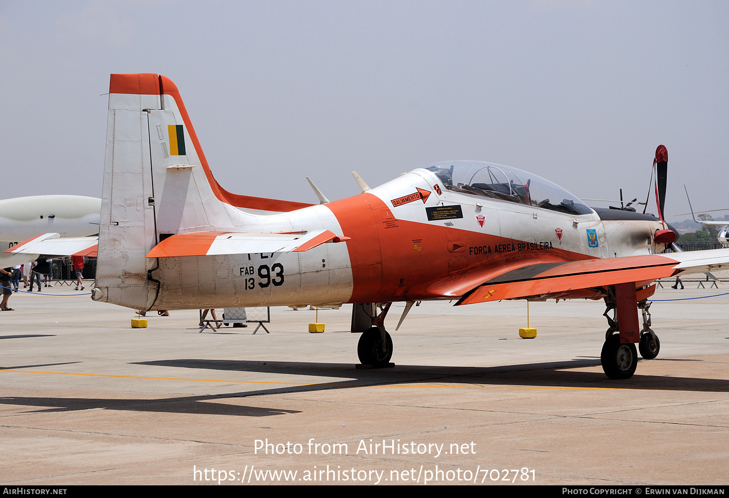Aircraft Photo of 1393 | Embraer T-27 Tucano | Brazil - Air Force | AirHistory.net #702781