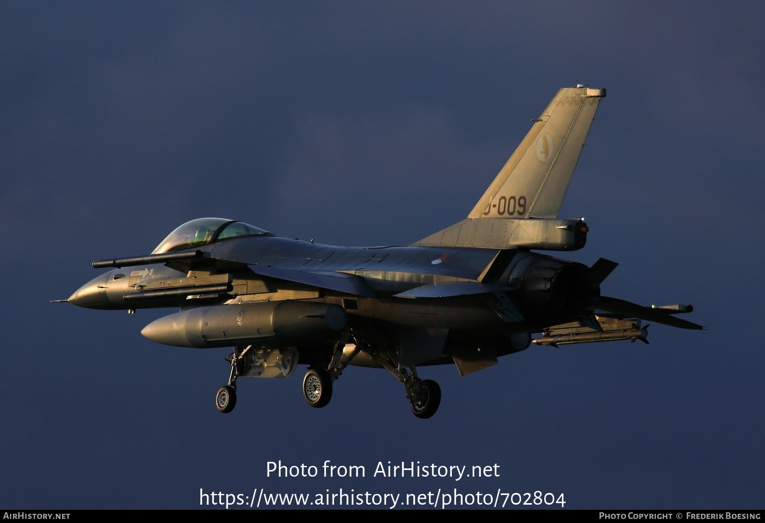 Aircraft Photo of J-009 | General Dynamics F-16AM Fighting Falcon | Netherlands - Air Force | AirHistory.net #702804