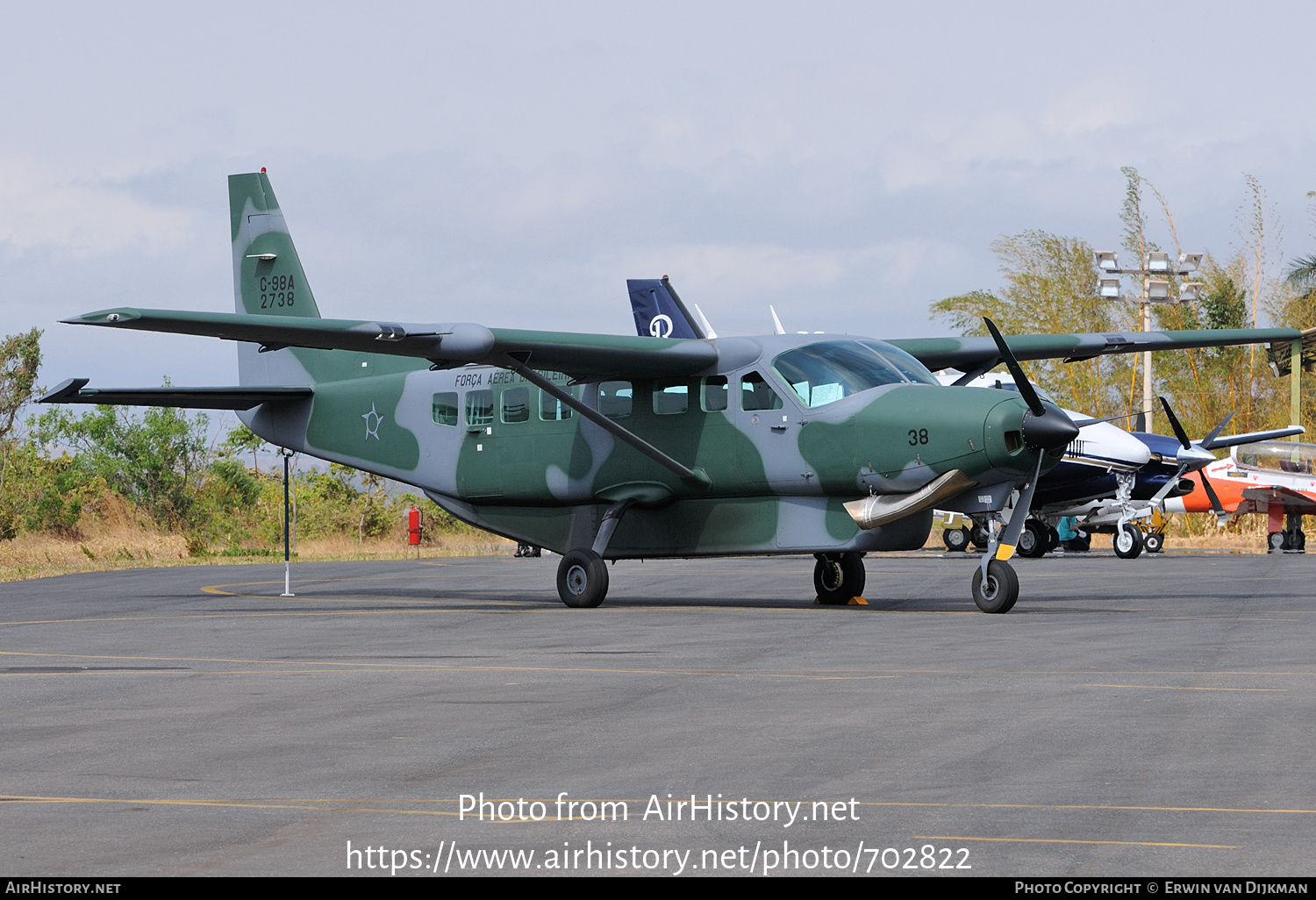 Aircraft Photo of 2738 | Cessna C-98A Grand Caravan (208B) | Brazil - Air Force | AirHistory.net #702822