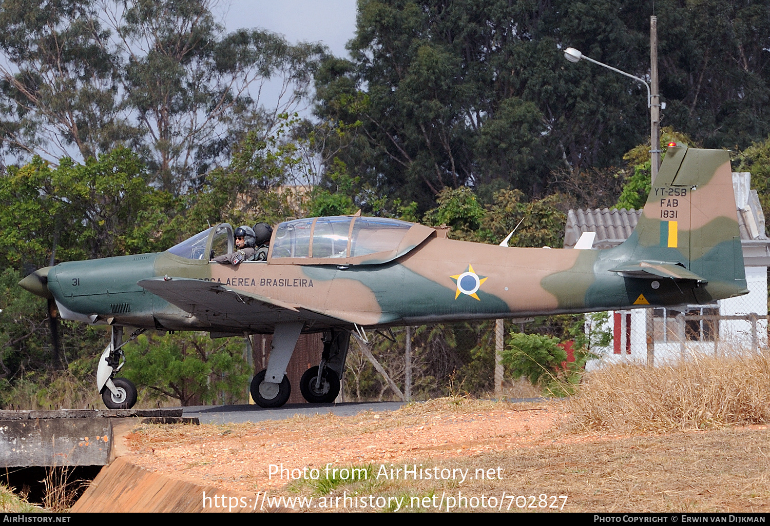 Aircraft Photo of 1831 | Neiva YT-25B Universal | Brazil - Air Force | AirHistory.net #702827