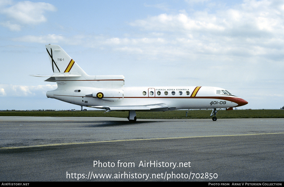 Aircraft Photo of T.16-1 | Dassault Falcon 50 | Spain - Air Force | AirHistory.net #702850