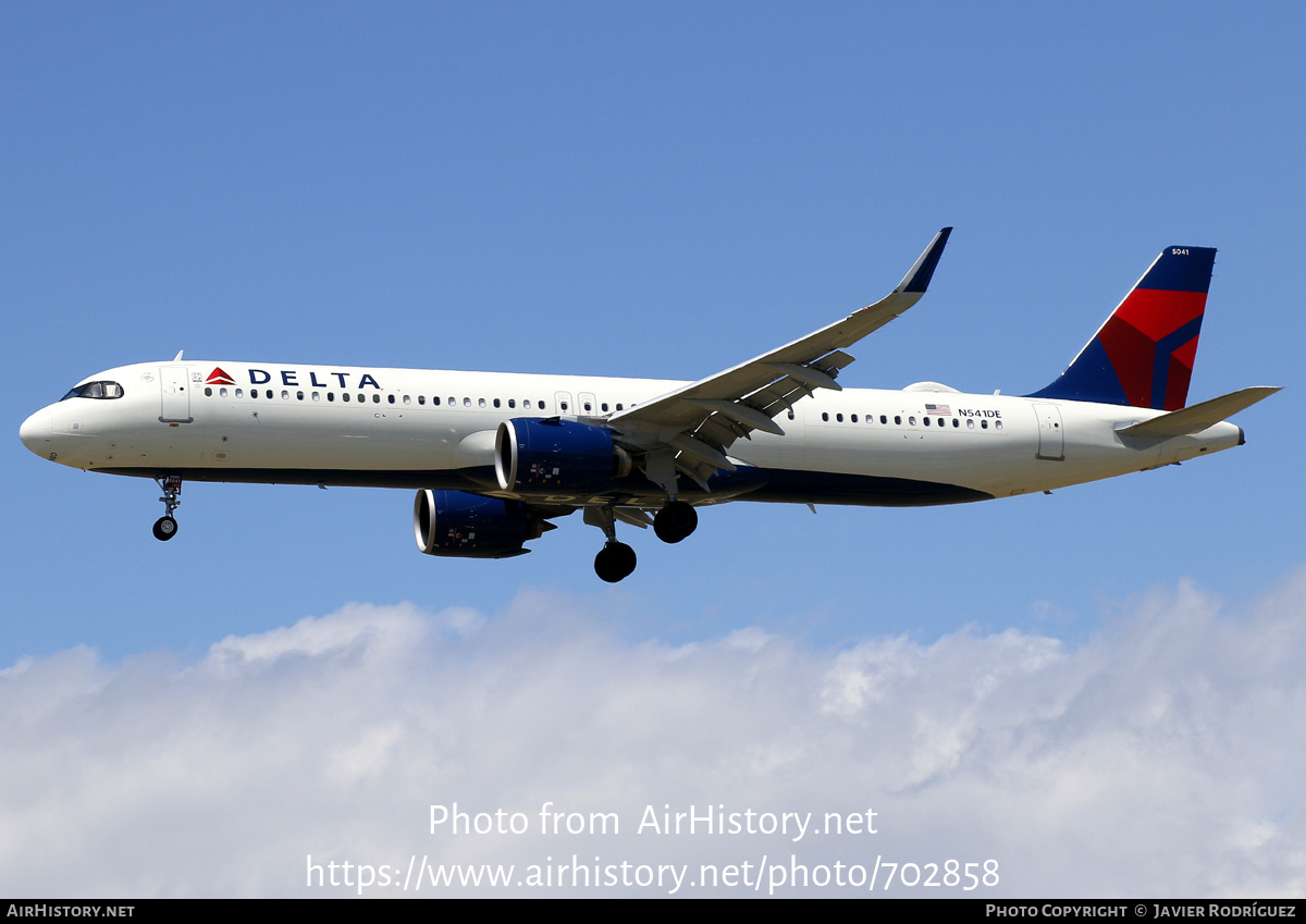 Aircraft Photo of N541DE | Airbus A321-271NX | Delta Air Lines | AirHistory.net #702858