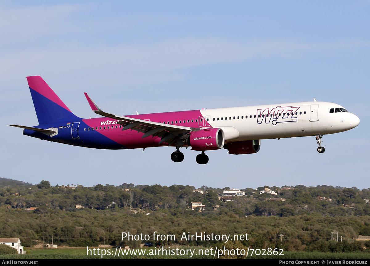 Aircraft Photo of HA-LVJ | Airbus A321-271NX | Wizz Air | AirHistory.net #702862