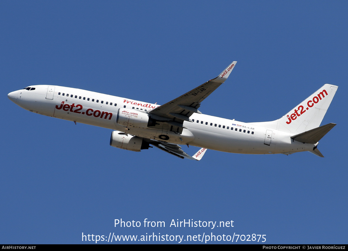 Aircraft Photo of 9A-LAB | Boeing 737-8K5 | Jet2 | AirHistory.net #702875