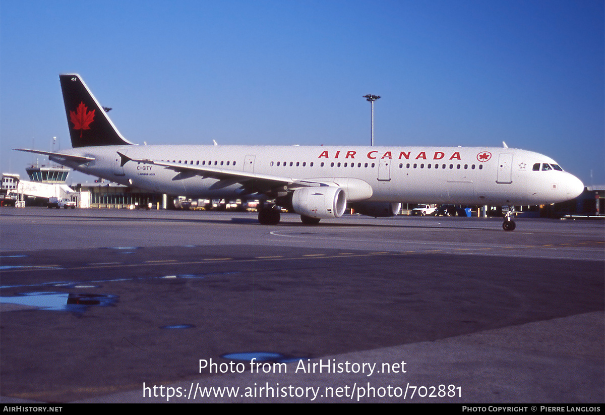 Aircraft Photo of C-GITY | Airbus A321-211 | Air Canada | AirHistory.net #702881