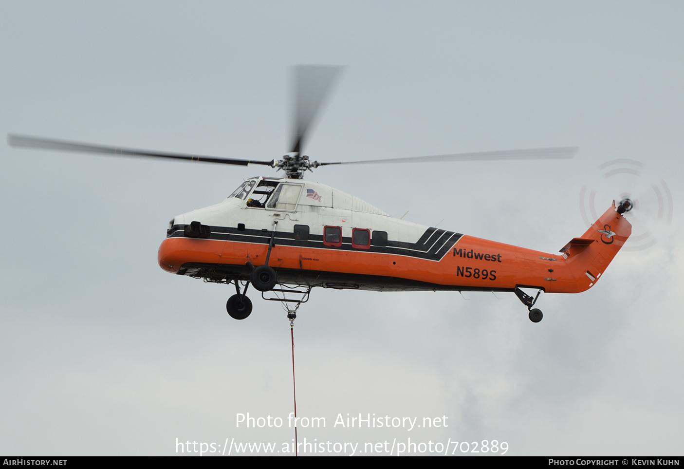 Aircraft Photo of N589S | Sikorsky S-58T | Midwest Helicopter Airways | AirHistory.net #702889