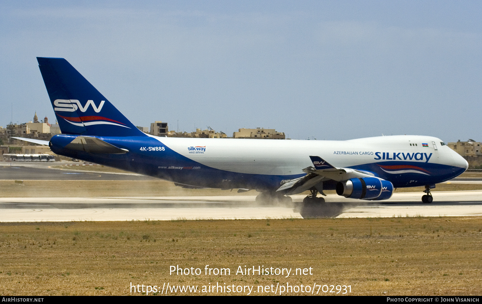 Aircraft Photo of 4K-SW888 | Boeing 747-4R7F/SCD | SilkWay Azerbaijan Cargo | AirHistory.net #702931