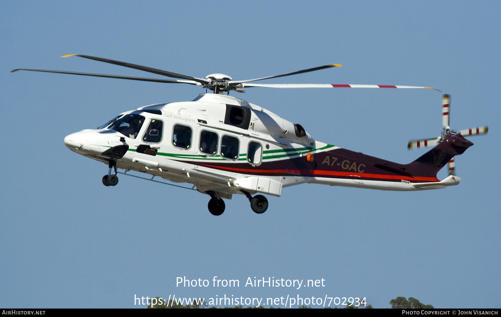 Aircraft Photo of A7-GAC | AgustaWestland AW-189 | Gulf Helicopters | AirHistory.net #702934