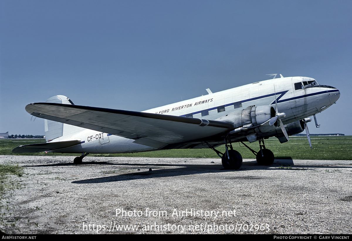 Aircraft Photo of CF-CQT | Douglas C-47A Skytrain | Ilford Riverton Airways | AirHistory.net #702963