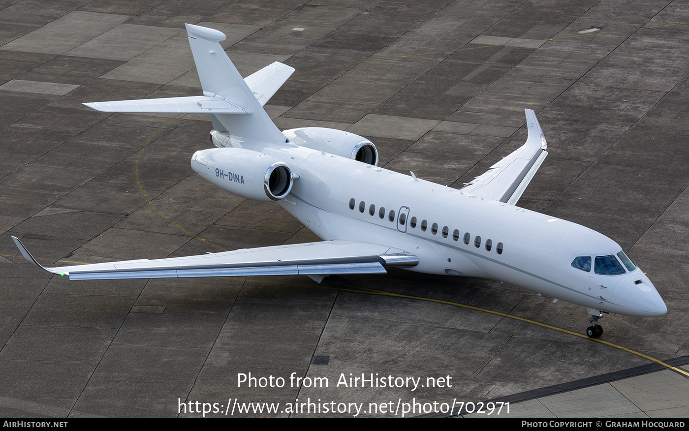 Aircraft Photo of 9H-DINA | Dassault Falcon 6X | AirHistory.net #702971