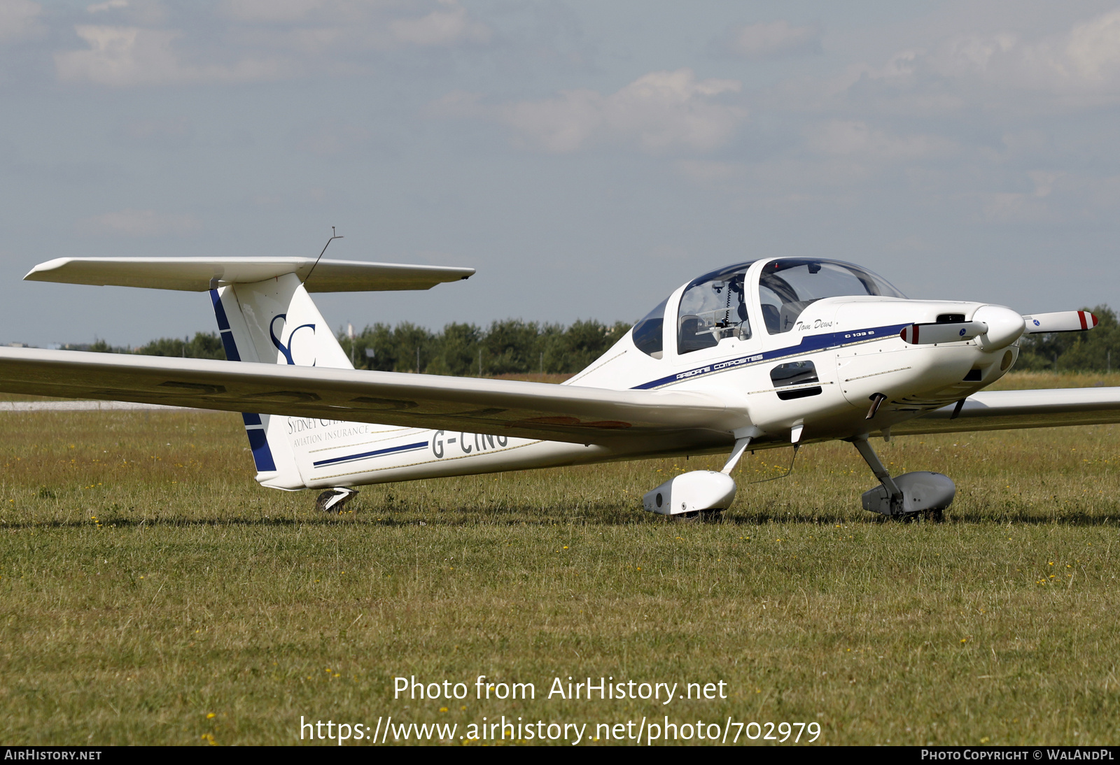 Aircraft Photo of G-CINO | Grob G-109B | Sydney Charles Aviation Insurance | AirHistory.net #702979