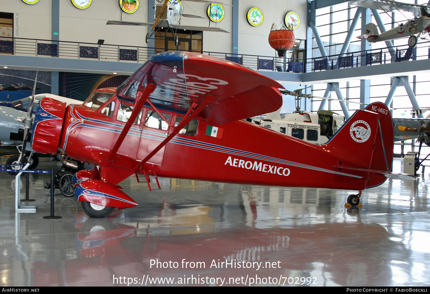 Aircraft Photo of NC-14163 | Stinson SR-5A Reliant | AeroMéxico | AirHistory.net #702992