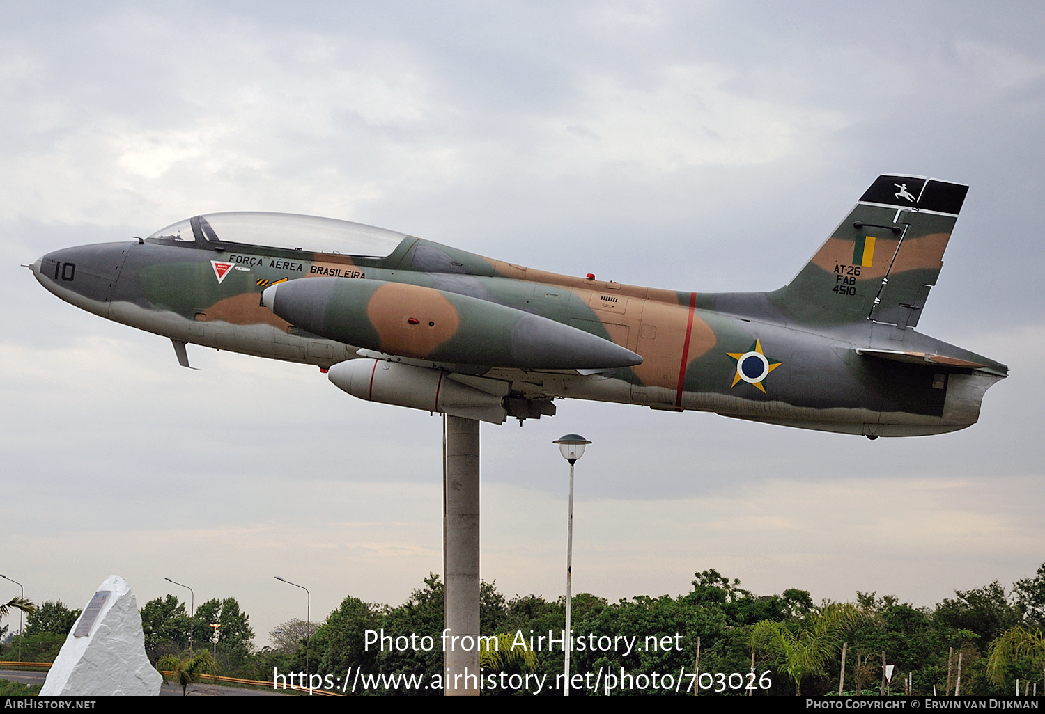 Aircraft Photo of 4510 | Embraer AT-26 Xavante | Brazil - Air Force | AirHistory.net #703026