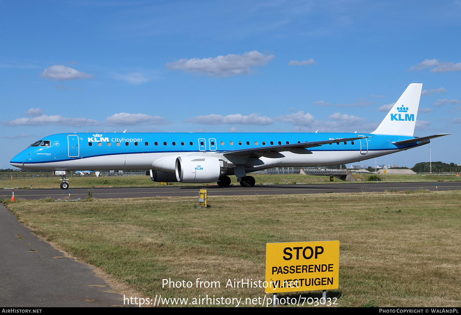 Aircraft Photo of PH-NXF | Embraer 195-E2 (ERJ-190-400) | KLM Cityhopper | AirHistory.net #703032