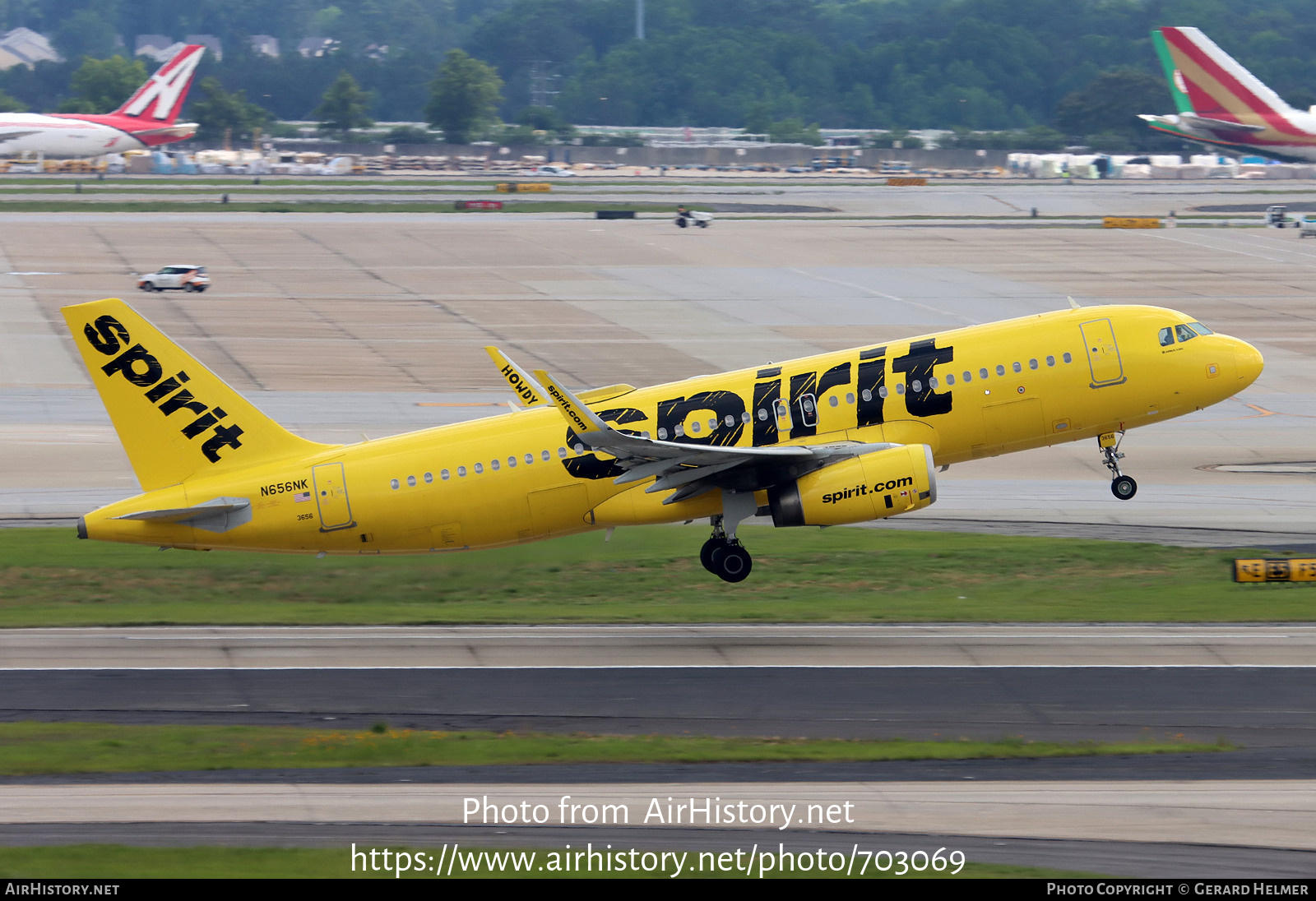 Aircraft Photo of N656NK | Airbus A320-232 | Spirit Airlines | AirHistory.net #703069