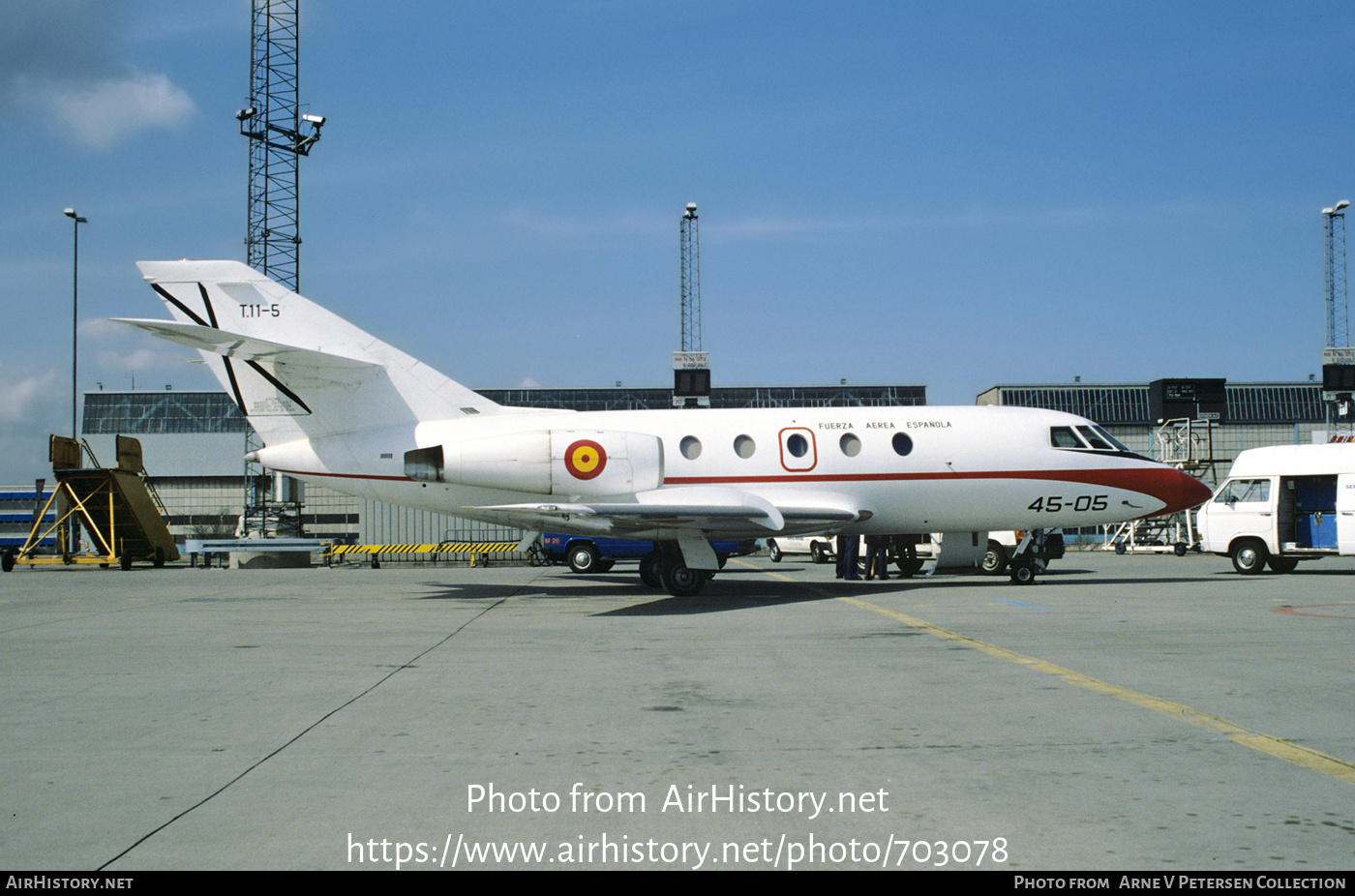 Aircraft Photo of T.11-5 | Dassault Falcon 20F | Spain - Air Force | AirHistory.net #703078