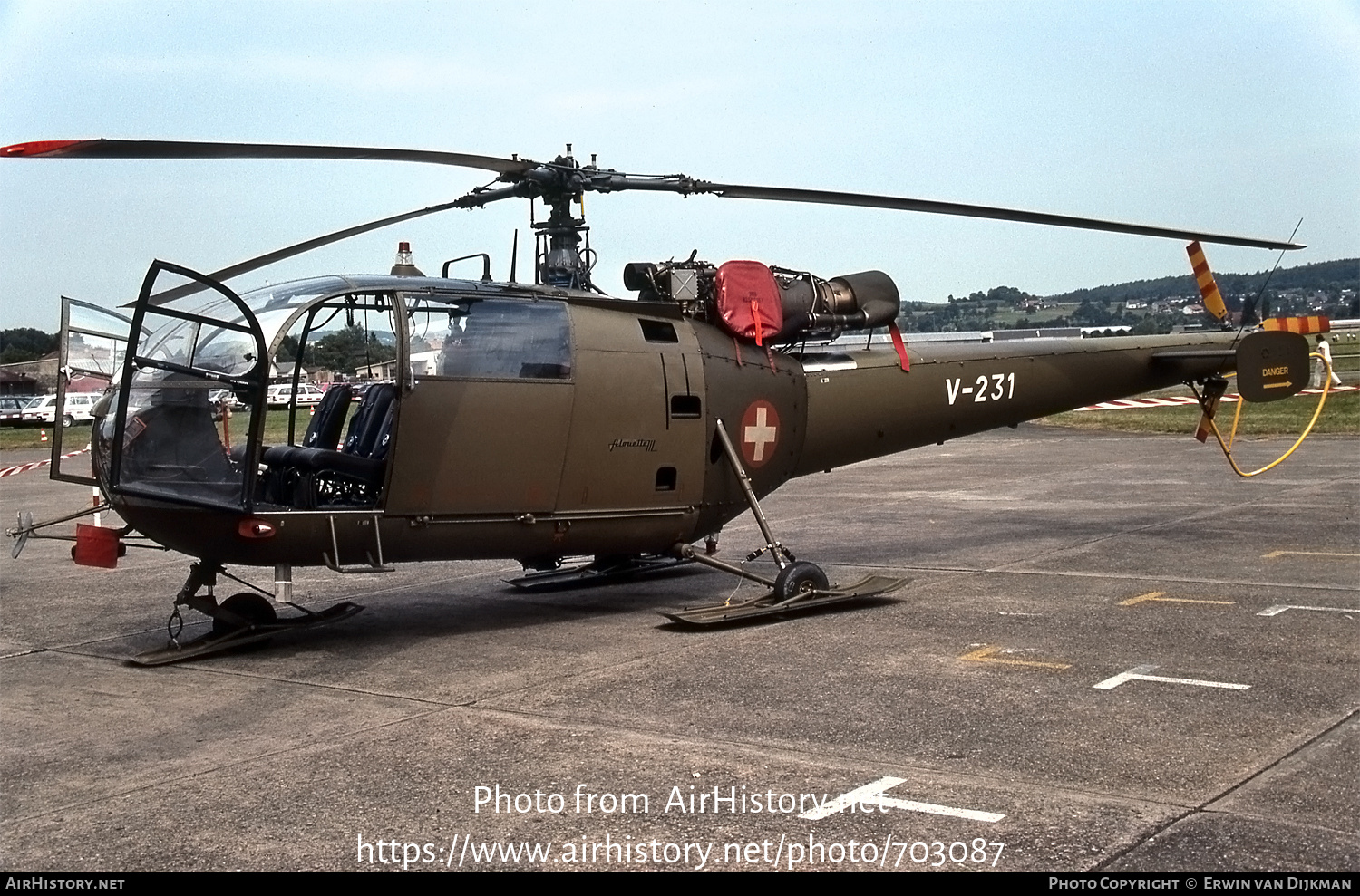 Aircraft Photo of V-231 | Aerospatiale SA-316B Alouette III | Switzerland - Air Force | AirHistory.net #703087