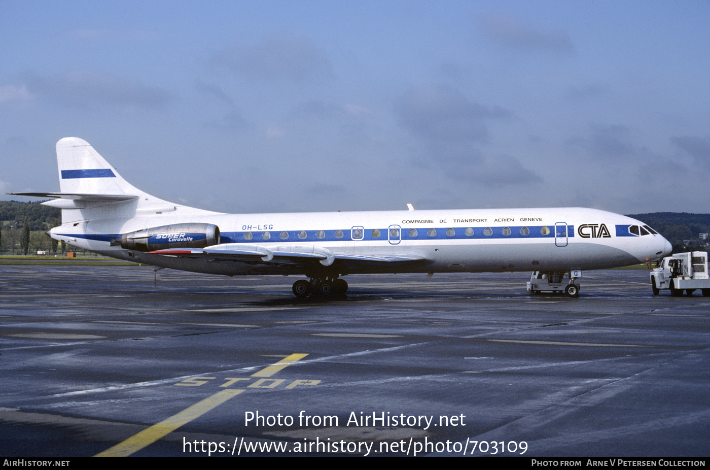 Aircraft Photo of OH-LSG | Sud SE-210 Caravelle 10B3 Super B | CTA - Compagnie de Transport Aérien | AirHistory.net #703109