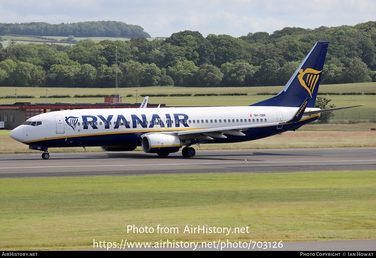 Aircraft Photo of 9H-QBK | Boeing 737-8AS | Ryanair | AirHistory.net #703126