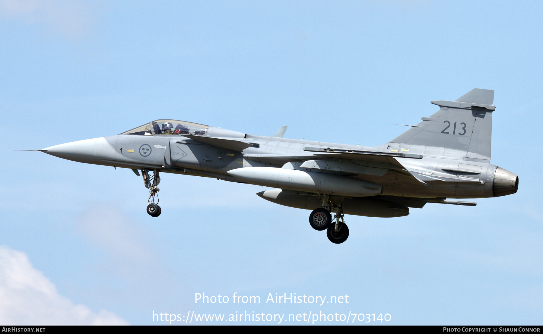 Aircraft Photo of 39213 | Saab JAS 39C Gripen | Sweden - Air Force | AirHistory.net #703140