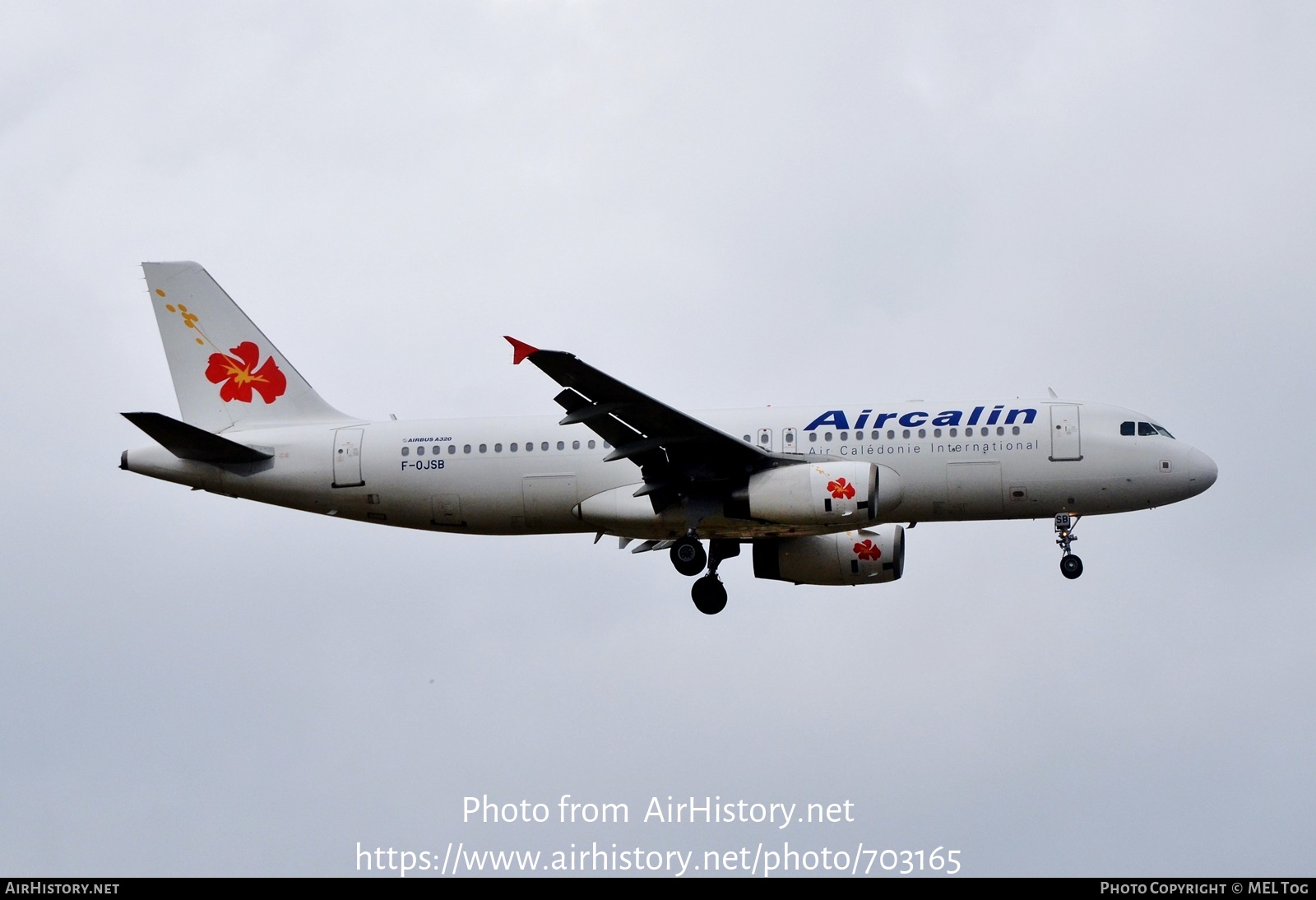 Aircraft Photo of F-OJSB | Airbus A320-232 | Aircalin - Air Calédonie International | AirHistory.net #703165